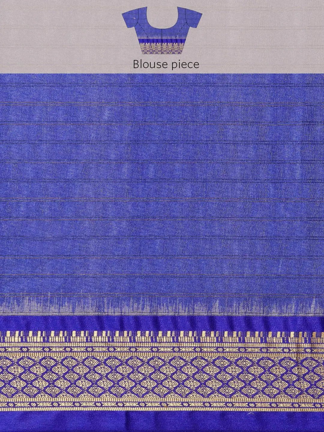 Attractive Blue Colour Kalamkari Digital Print Uppada Silk Saree