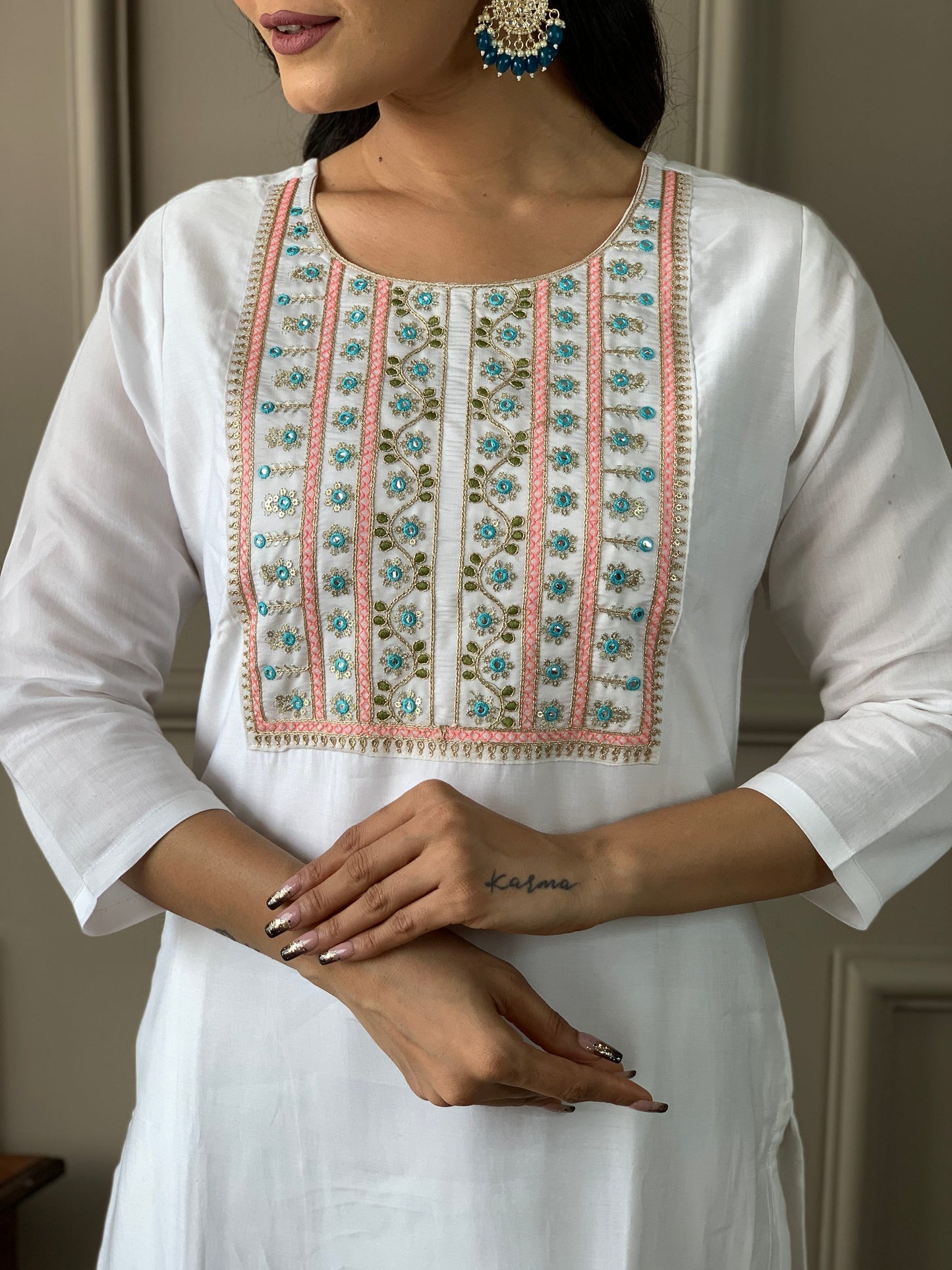 Festival Wear Straight Kurta Set For