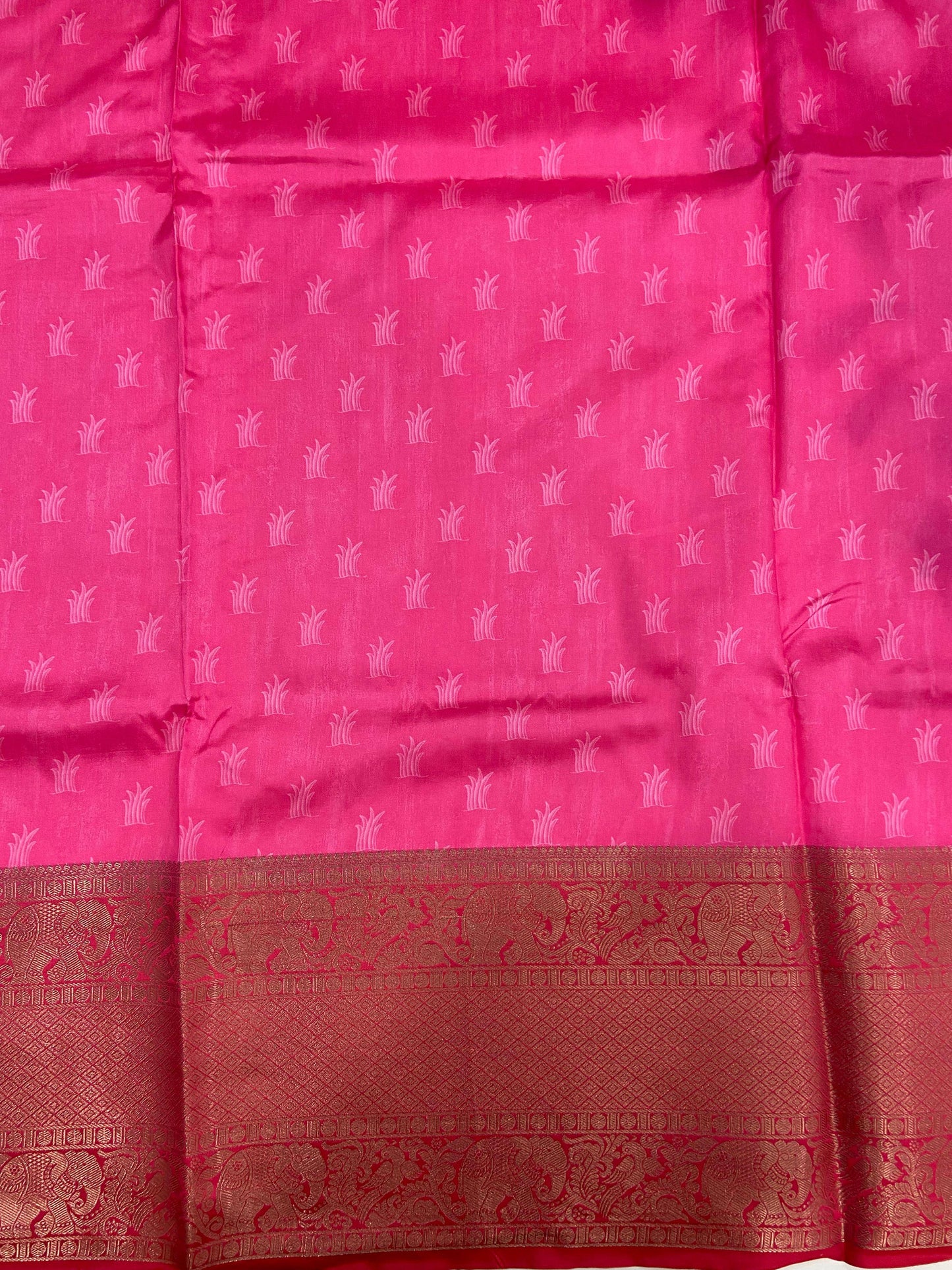Dark Pen Kalamkari Soft Silk Saree by My Store