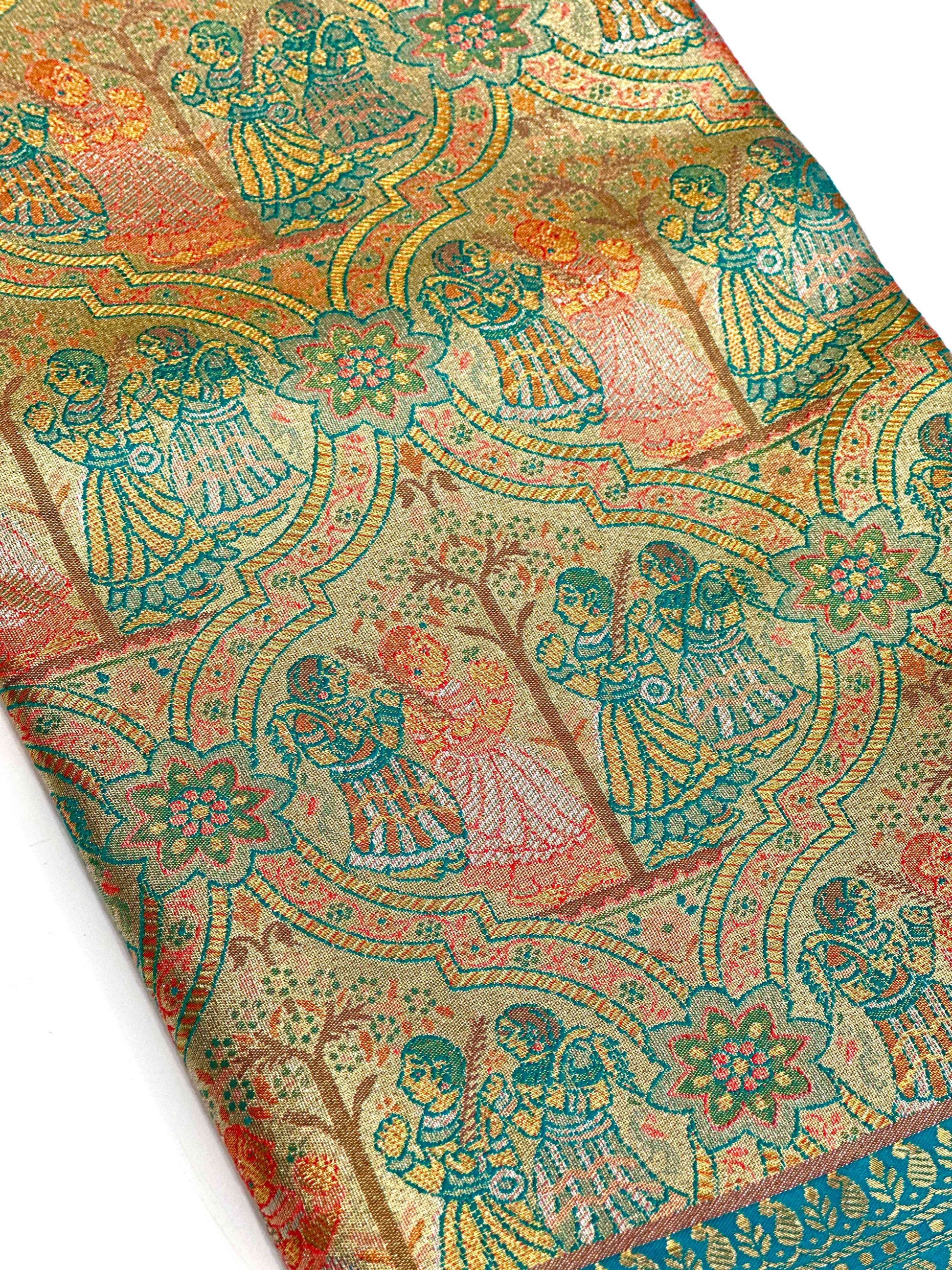 Heritage Dharmavaram Silk Saree by My Store