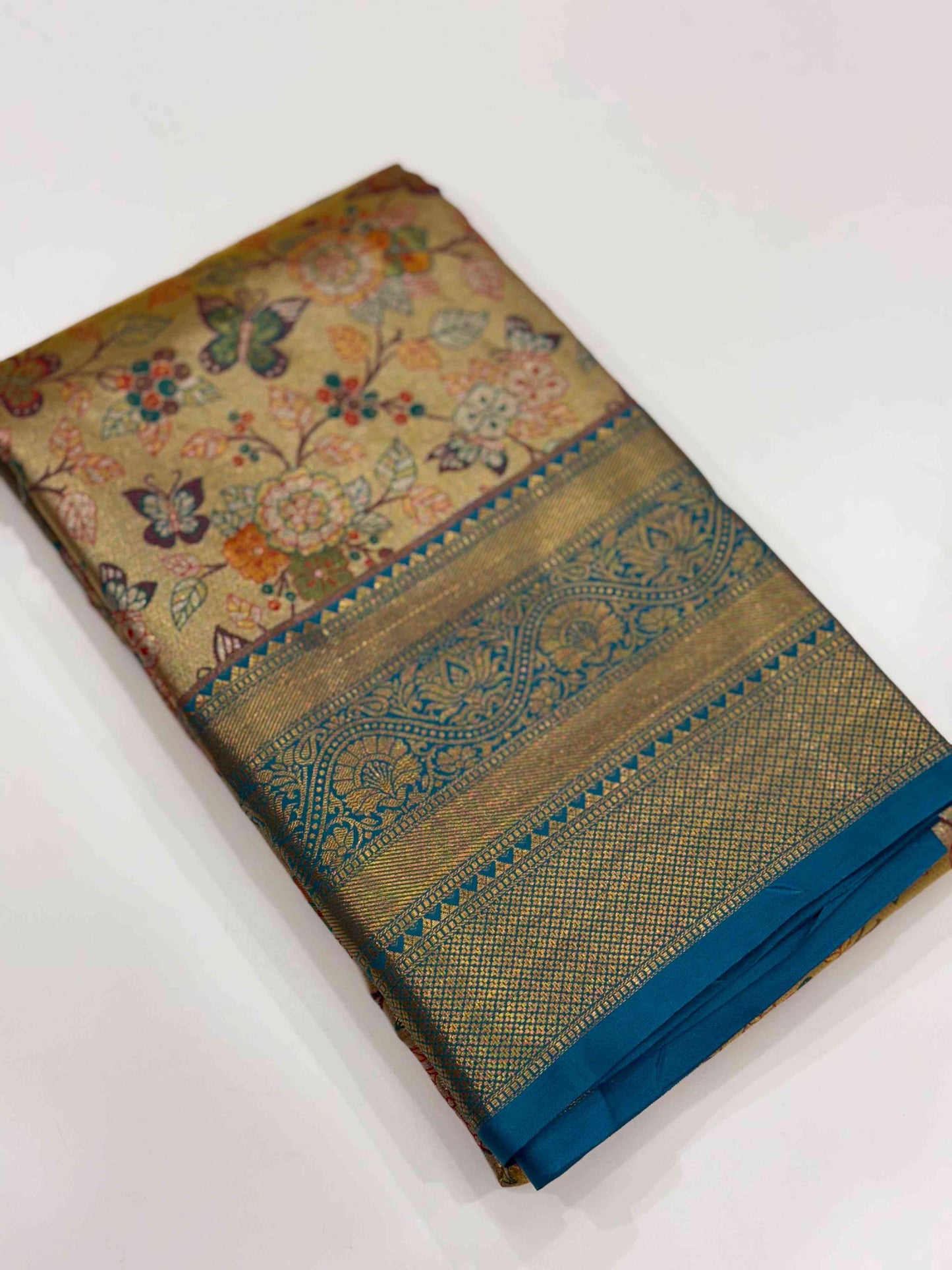 Rama Dharmavaram Butterfly Silk Saree by My Store