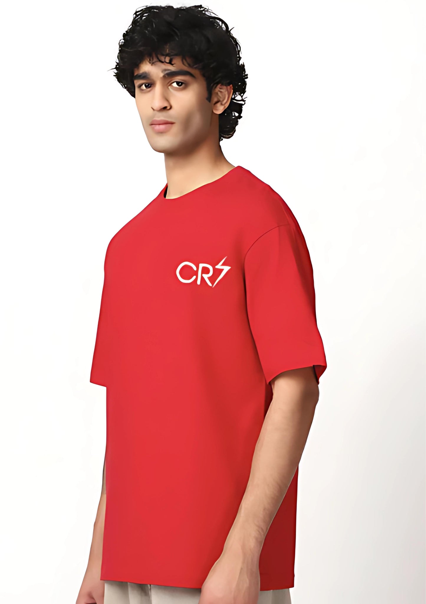 RONALDO RED OVERSIZED T-SHIRT