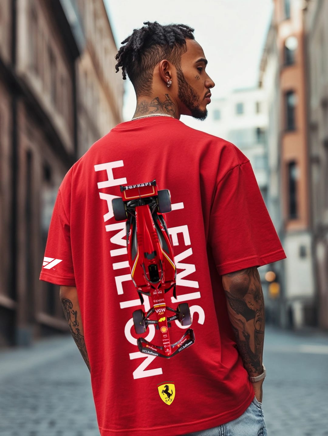 LEWIS X FERRARI Oversized Tshirt
