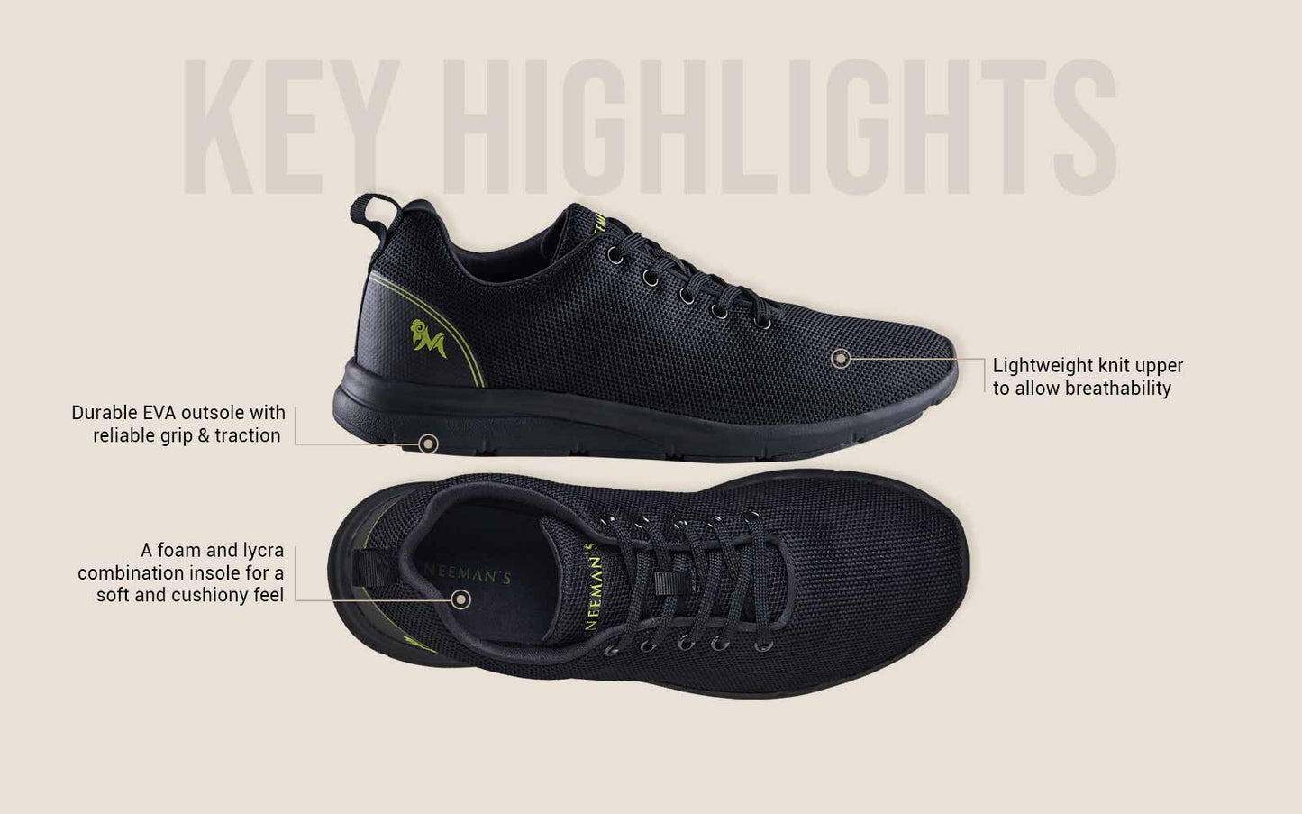 Comfort Stroll Sneakers : Black by My Store