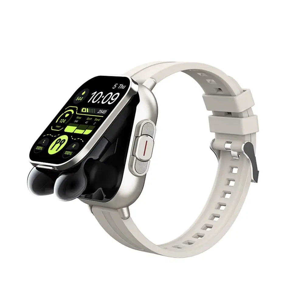 Earbuds 2025 Smart Watch BT Call 2 in 1 TWS Earphones With Earbuds NFC Health Monitoring Sports Smartwatch Headphones for Men D 8 - My Store