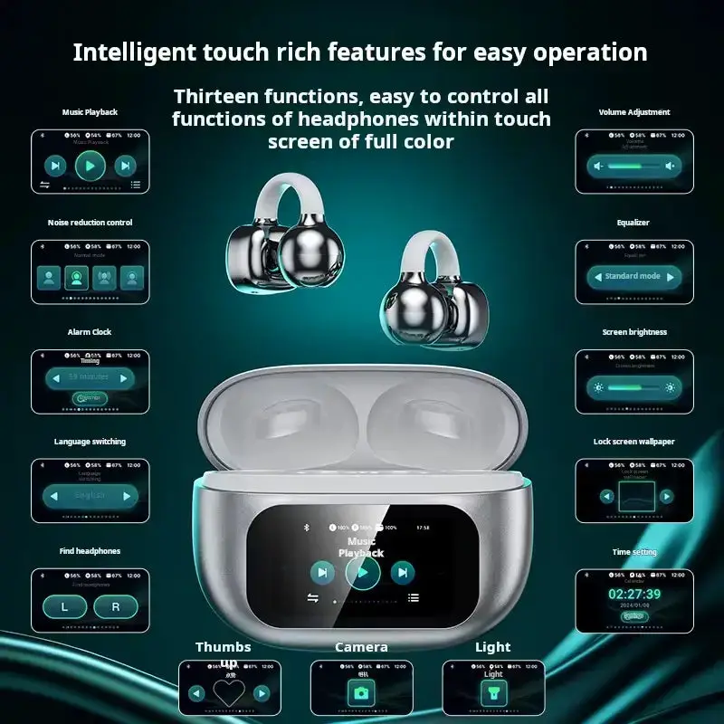 Factory Wholesale AI Intelligent Translation Wireless Earphone for 120 Languages Translation, High-definition Sound Quality - My Store