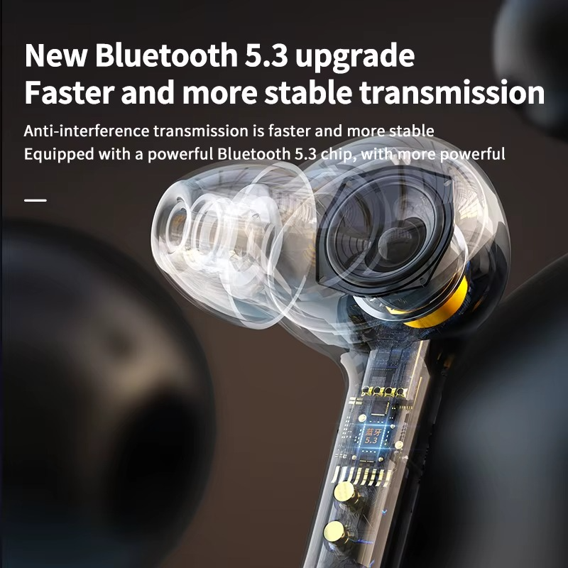 Earbuds A800 TWS Full-Color Smart Screen Wireless Earphones with Earphone Search Function and Call Answering or Hanging up Function