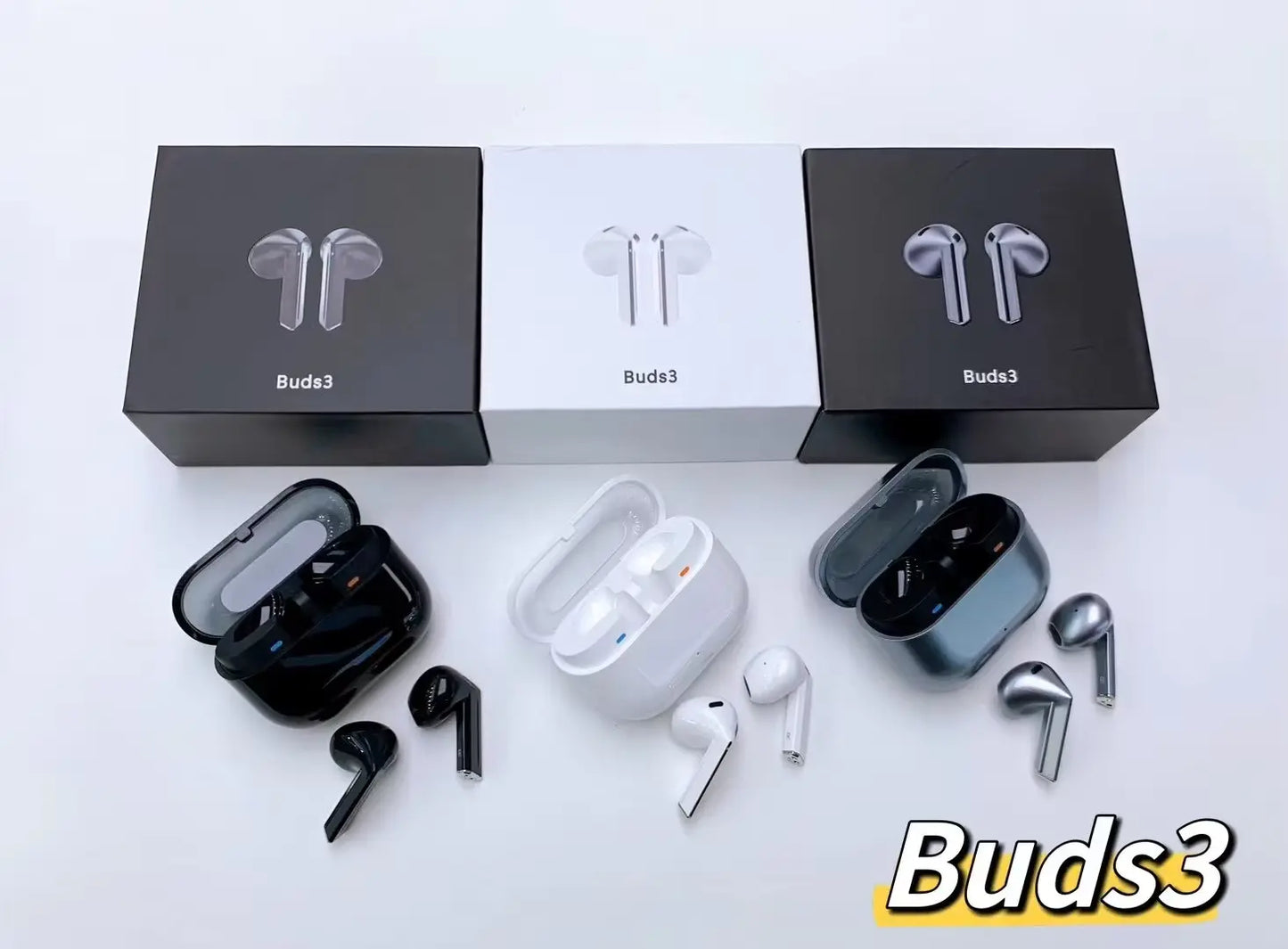 Earbuds Buds3 Active Noise Cancelling Wireless Earphones Semi-in-ear Earbuds with Unidirectional Speaker and Ultra-High Quality Sound - My Store