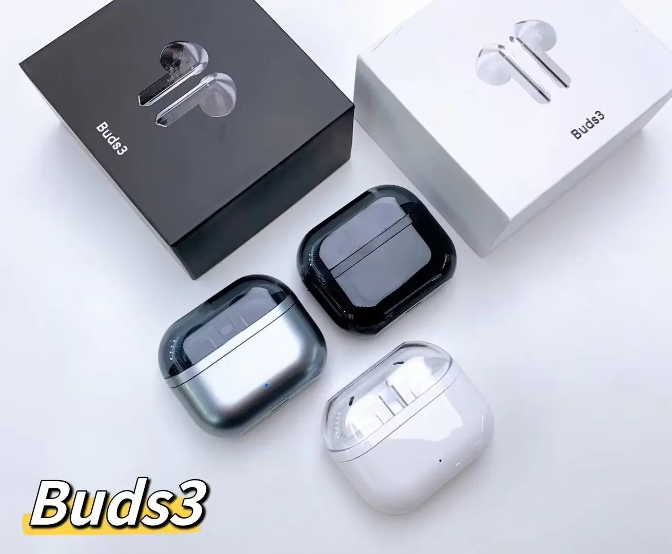 Earbuds Buds3 Active Noise Cancelling Wireless Earphones Semi-in-ear Earbuds with Unidirectional Speaker and Ultra-High Quality Sound - My Store