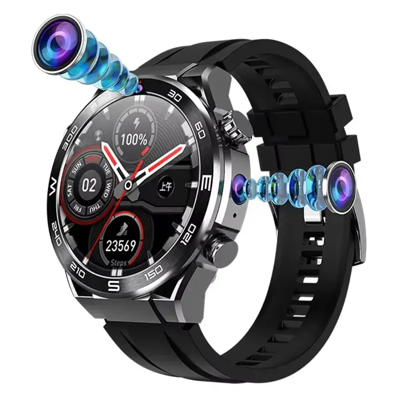 Earbuds B8 Smartwatch 1.53inch Amoled Screen HD Camera IP67 Waterproof BT Call Wireless Charging 2025 Smart Watch Sim Card 4g - My Store