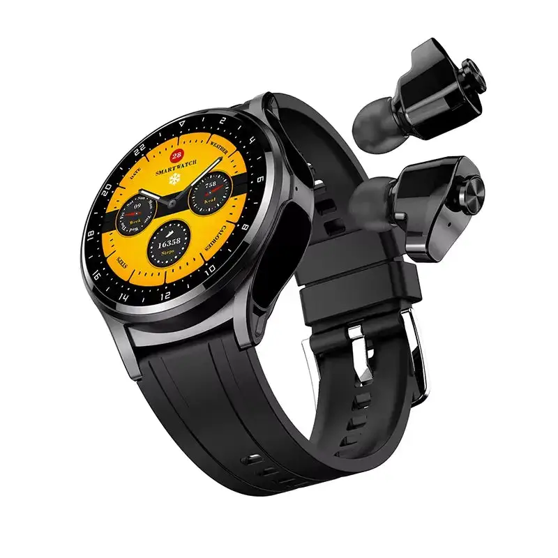 Earbuds GT66 1.39-inch 360*360 Resolution Ruiyu 8763EWE+TWS 2-in-1 BT Talking Smartwatch 100+ Sports Modes 2-in-1 Watch - My Store