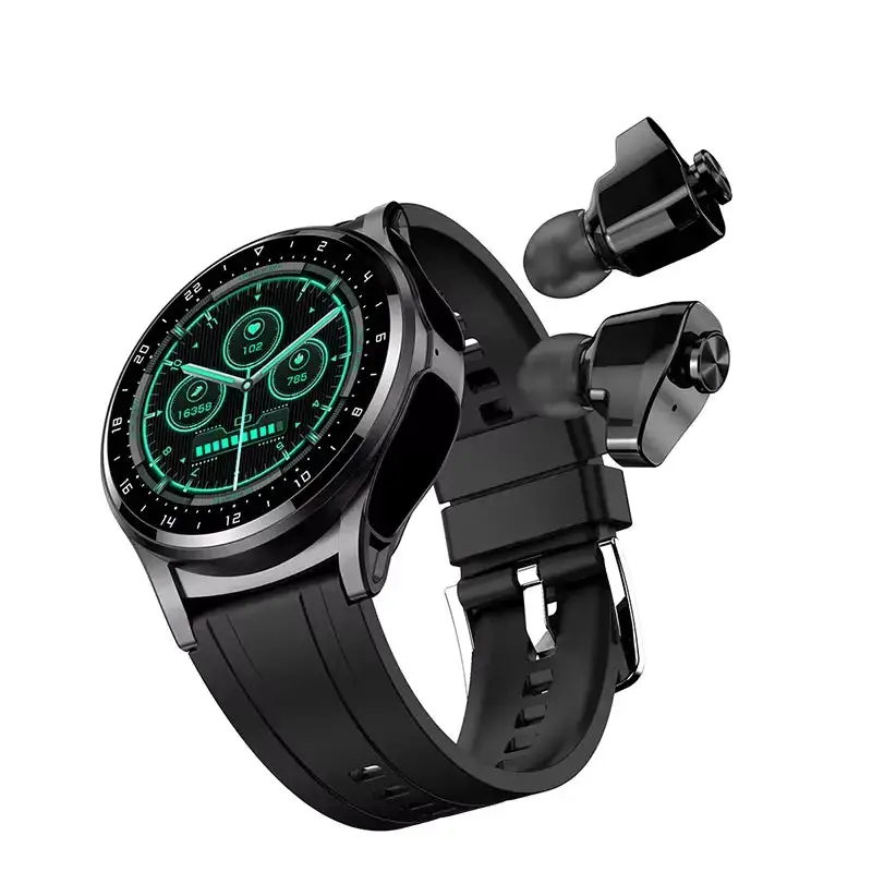 Earbuds GT66 1.39-inch 360*360 Resolution Ruiyu 8763EWE+TWS 2-in-1 BT Talking Smartwatch 100+ Sports Modes 2-in-1 Watch - My Store