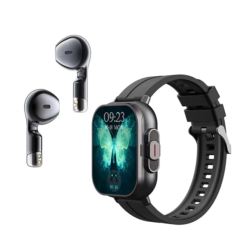 Earbuds 2025 Smart Watch BT Call 2 in 1 TWS Earphones With Earbuds NFC Health Monitoring Sports Smartwatch Headphones for Men D 8 - My Store