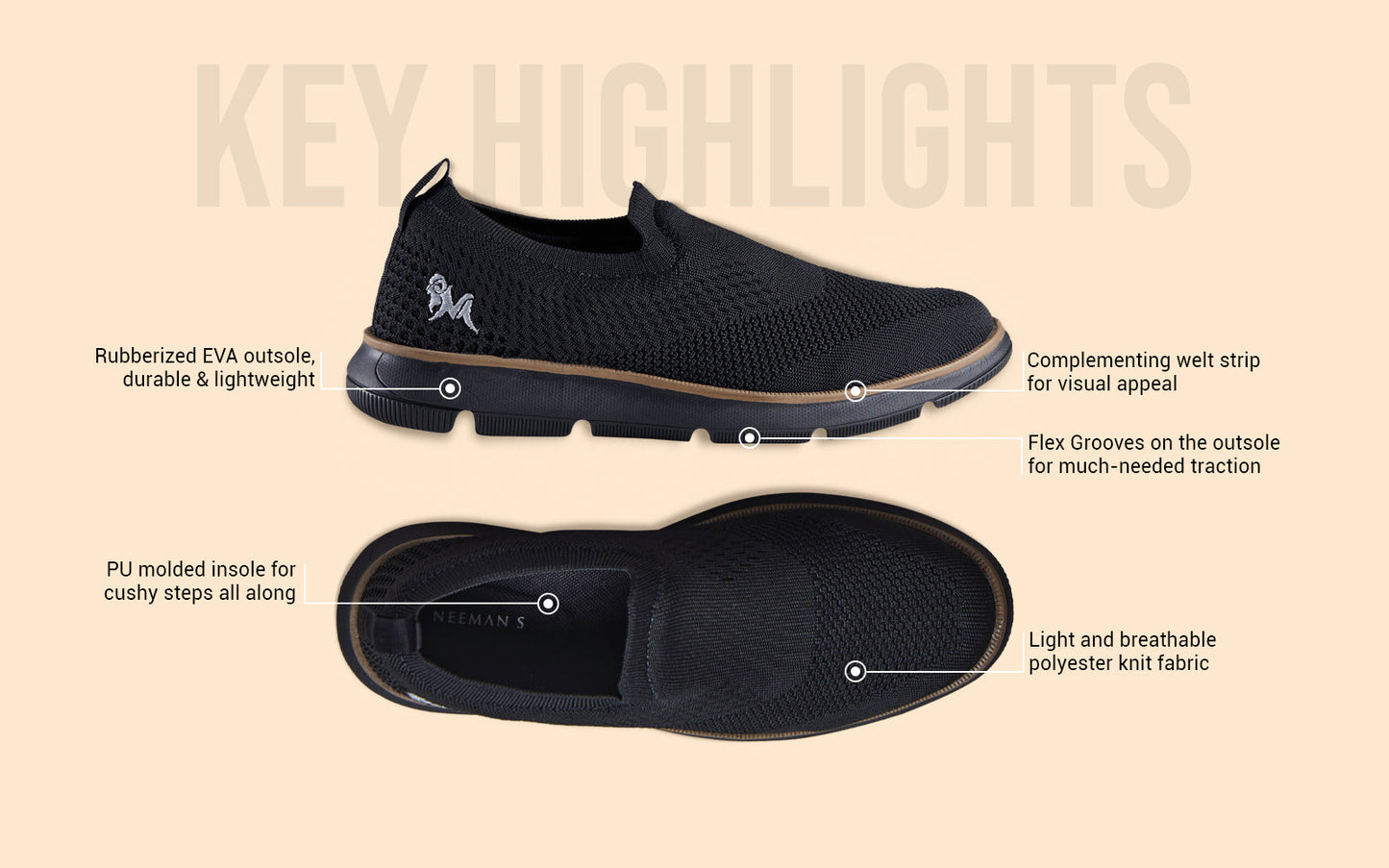 Dress Slip Ons : Black by My Store