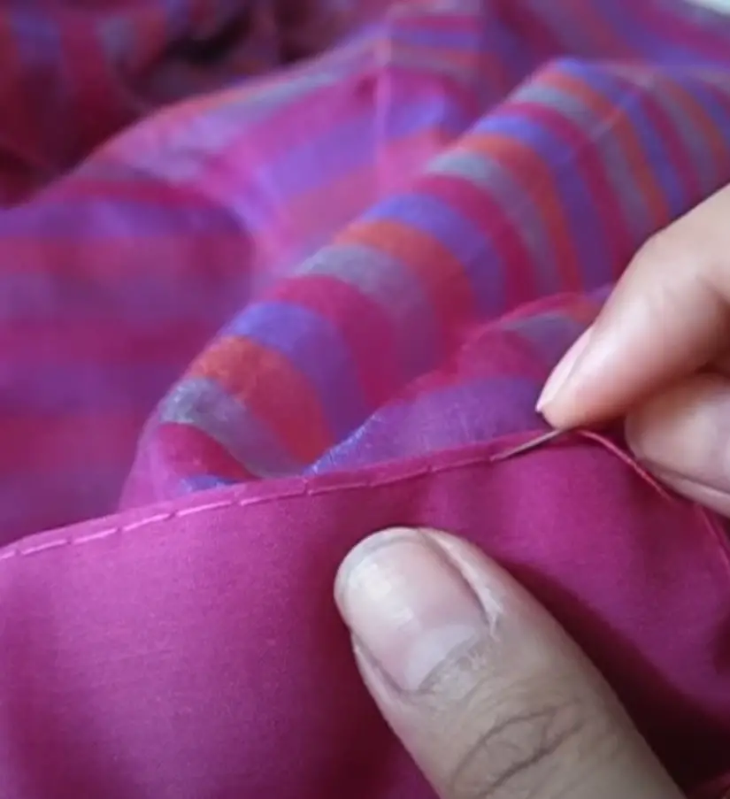Saree Fall and Pico Stitching
