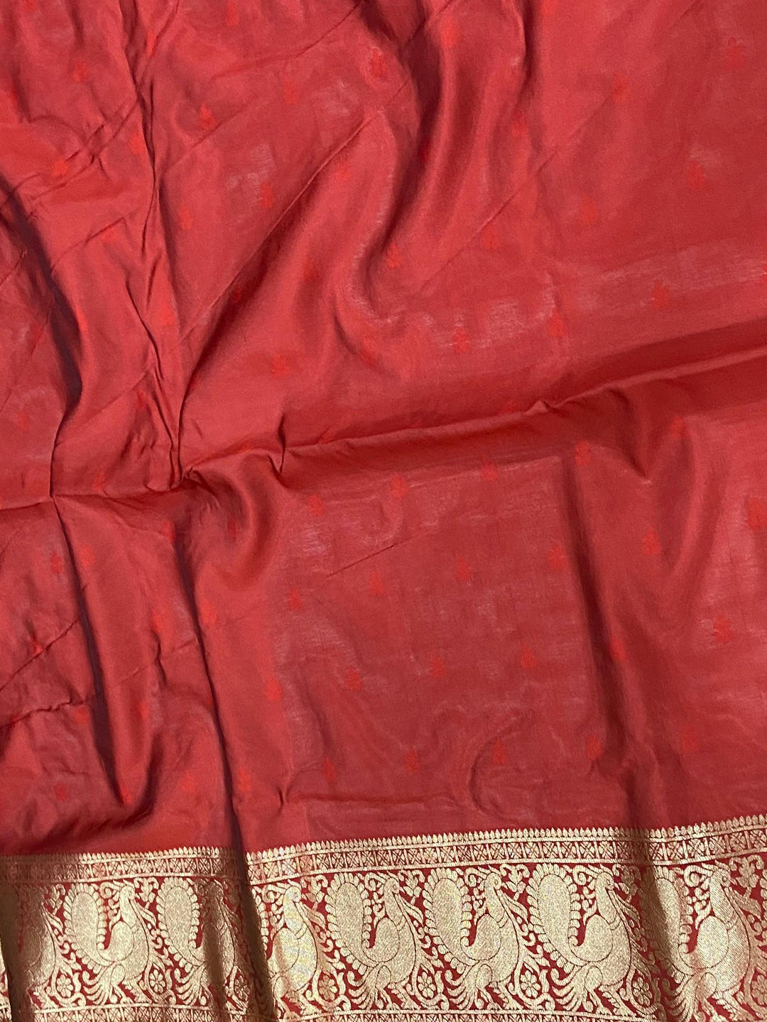 Lime Banarasi Silk Saree With Pattu Zari Border by My Store