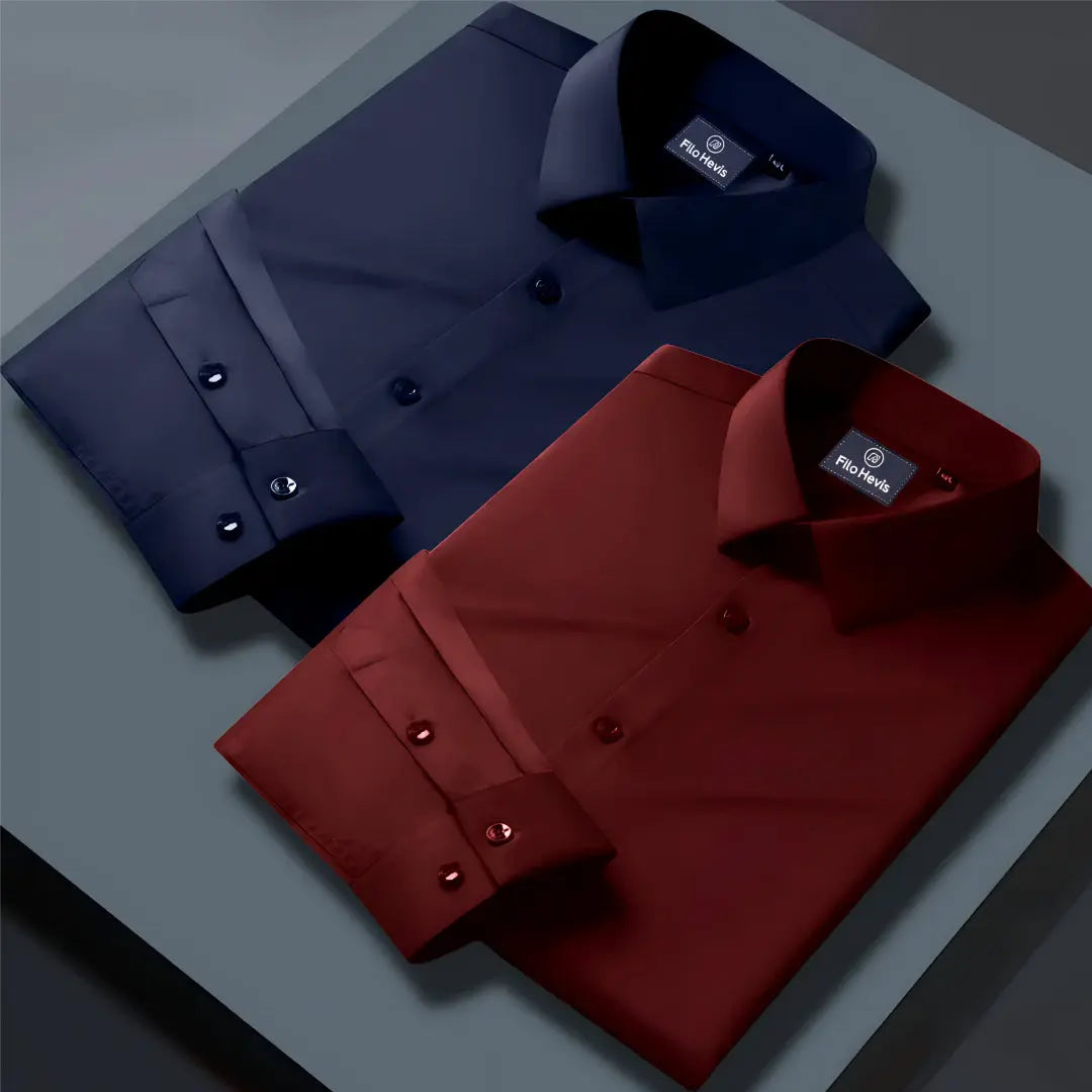 Pack of 2 Premium Cotton Shirt for Men Xsmart World