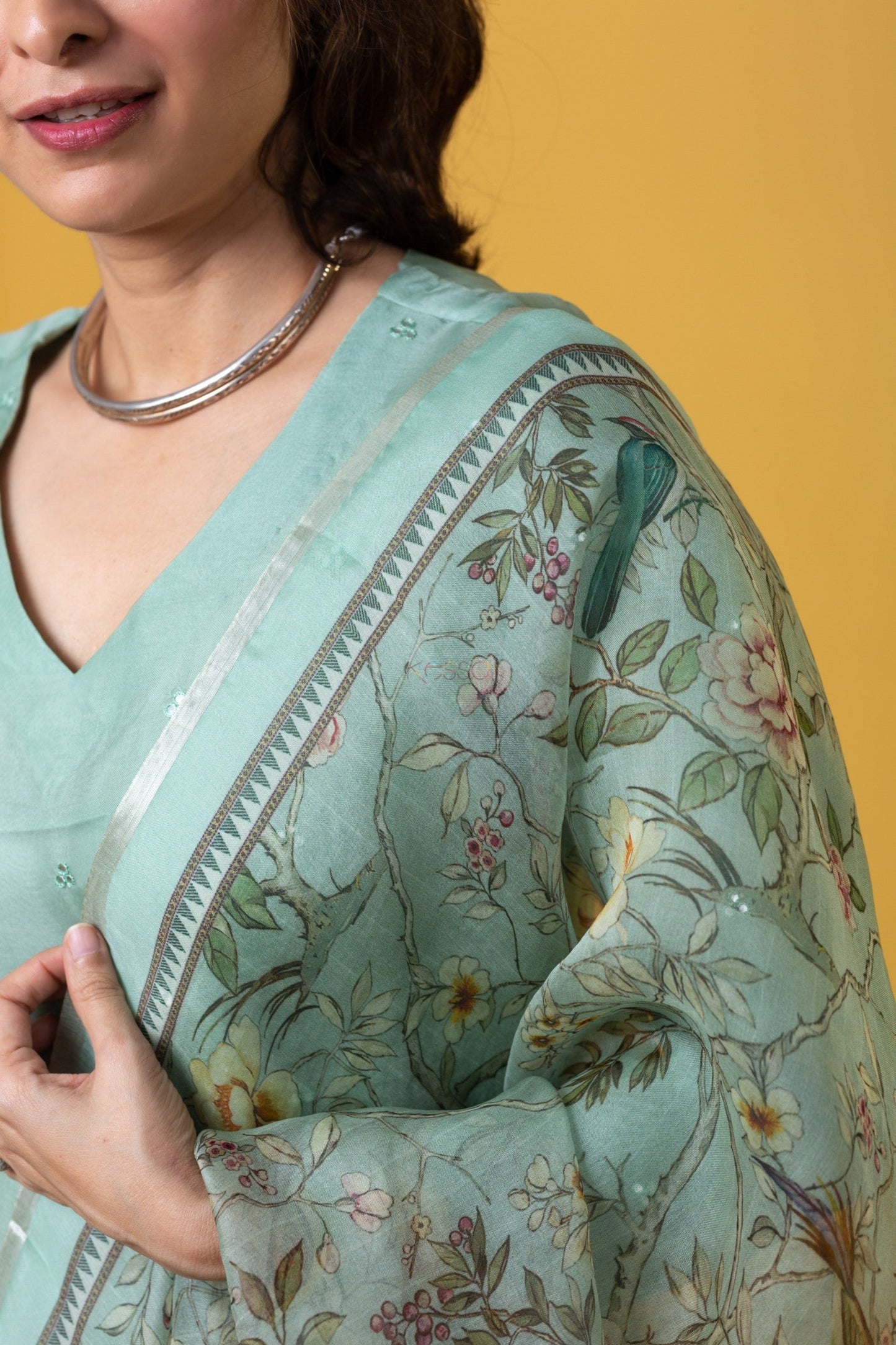 Grace Green Kurta Set For Women