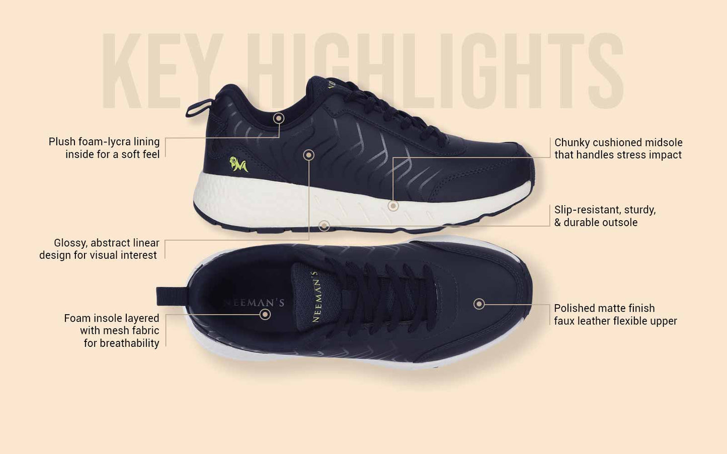Preppy Kicks : Dark Navy by My Store