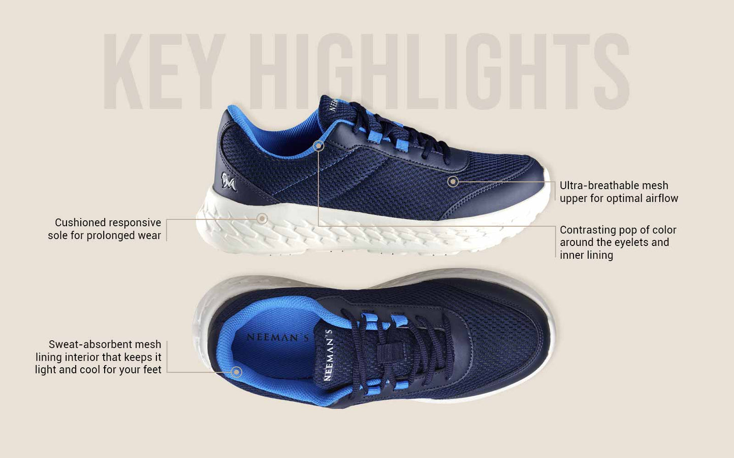 Relaxed Sporties : Blue by My Store