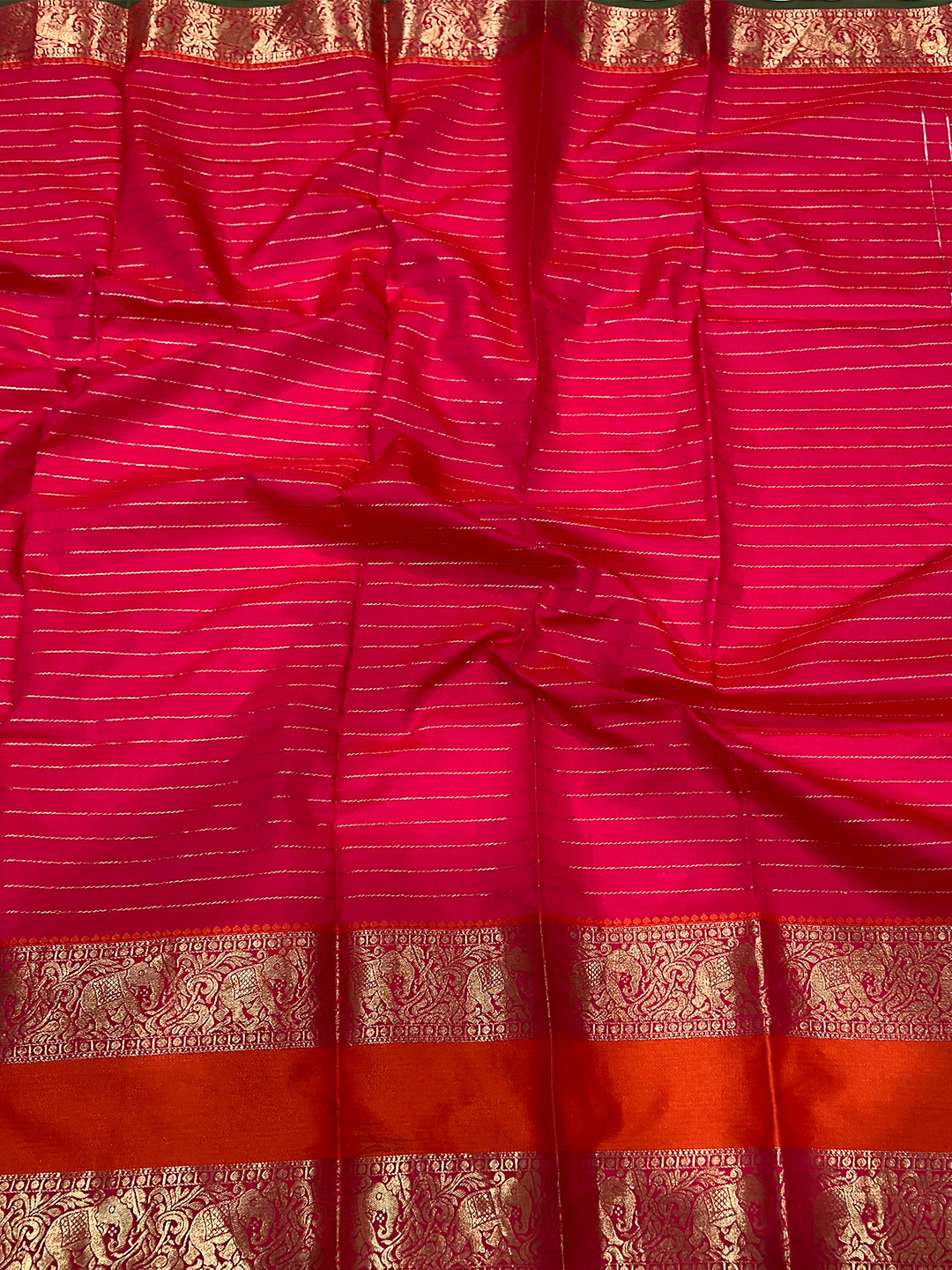 Soft Silk Woven Design Zari Kanchi Blend Banarasi Saree by My Store