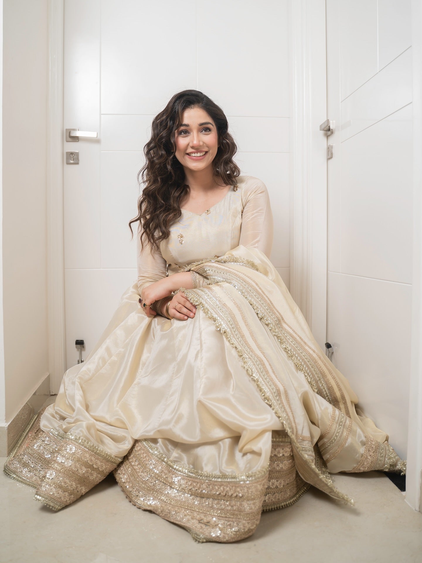 Elegant Anarkali Gown Set – Perfect for Weddings & Diwali by My Store