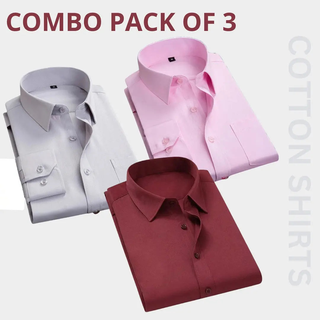 Premium Plain Shirt 100% High Quality Cotton Shirt The Largest Online Store