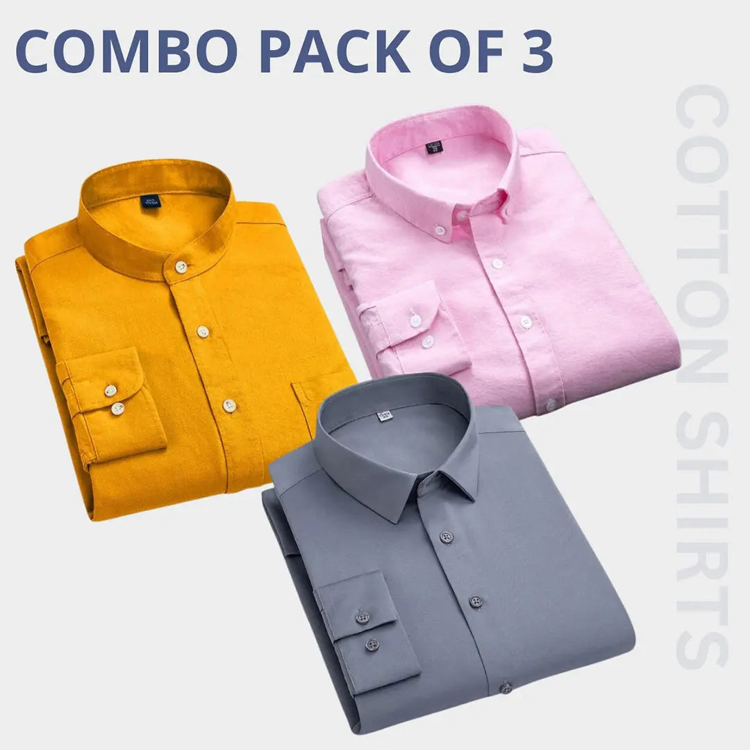 Premium Plain Shirt 100% High Quality Cotton Shirt The Largest Online Store