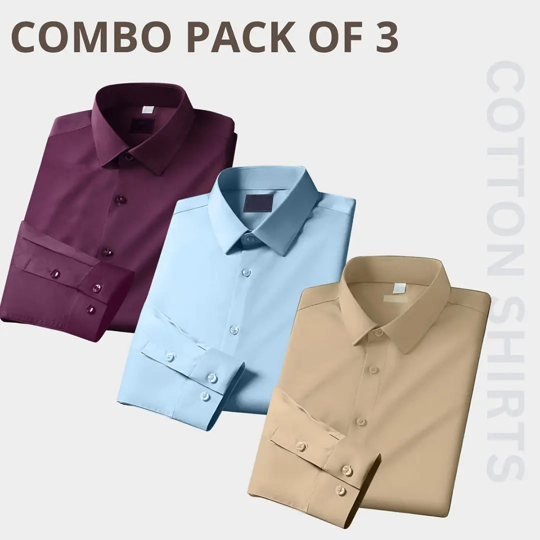 Premium Plain Shirt 100% High Quality Cotton Shirt The Largest Online Store