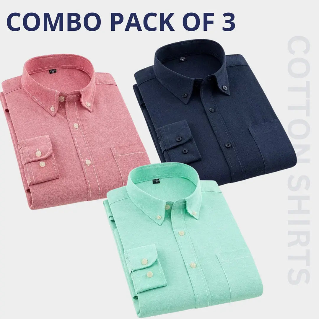 Premium Plain Shirt 100% High Quality Cotton Shirt The Largest Online Store