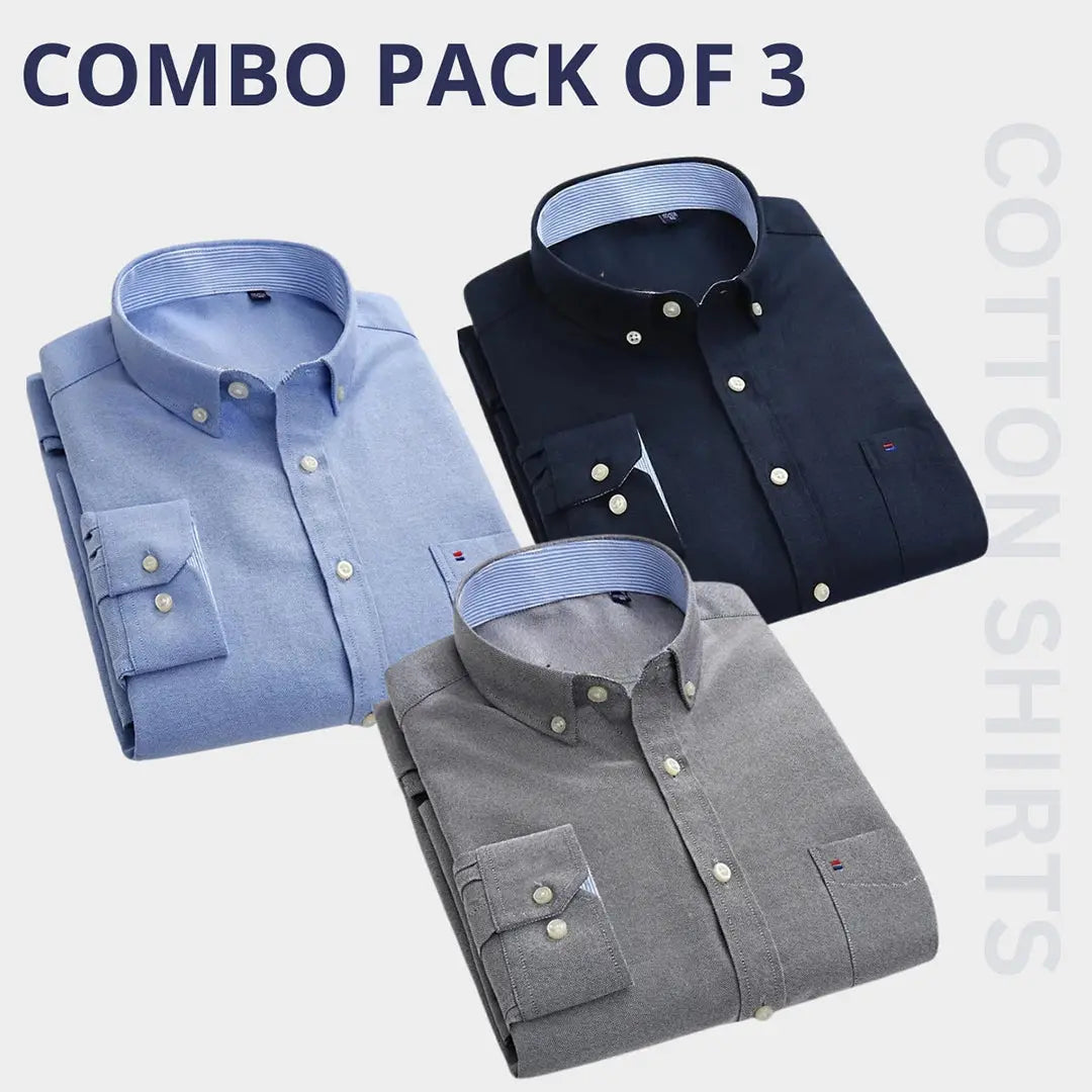 Premium Plain Shirt 100% High Quality Cotton Shirt The Largest Online Store