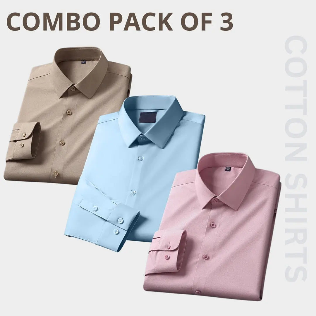 Premium Plain Shirt 100% High Quality Cotton Shirt The Largest Online Store