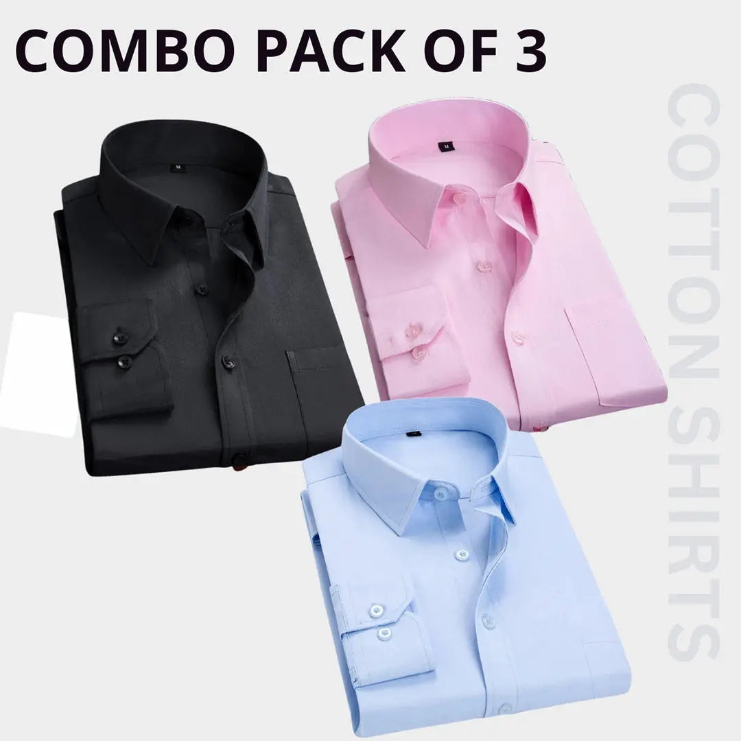 Premium Plain Shirt 100% High Quality Cotton Shirt The Largest Online Store