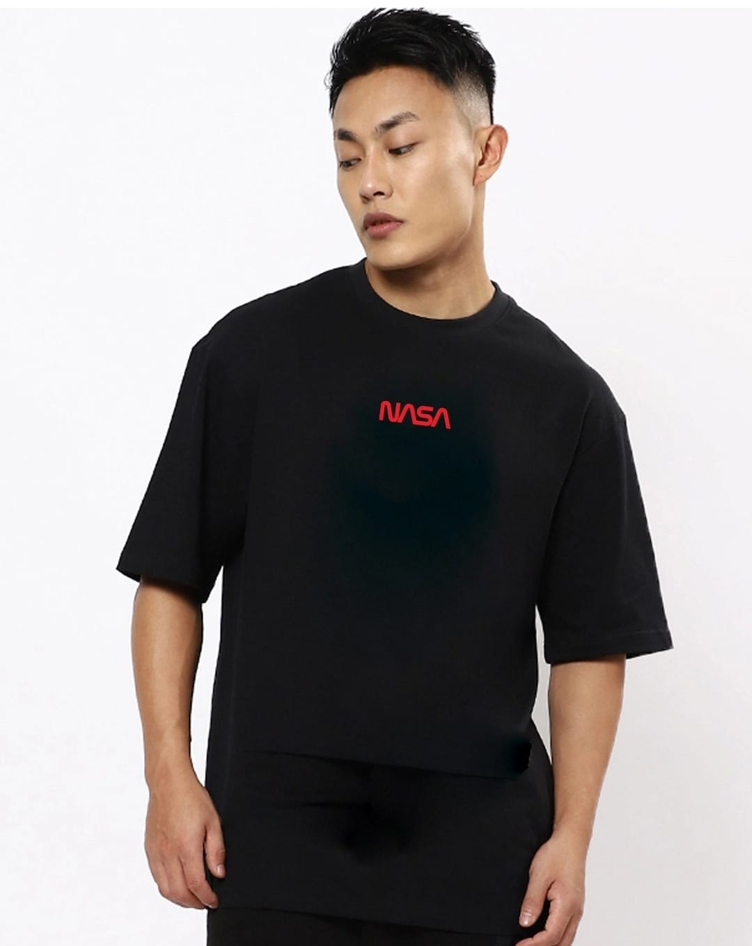 Oversized T shirt Down shoulder tshirts - MoonNasa