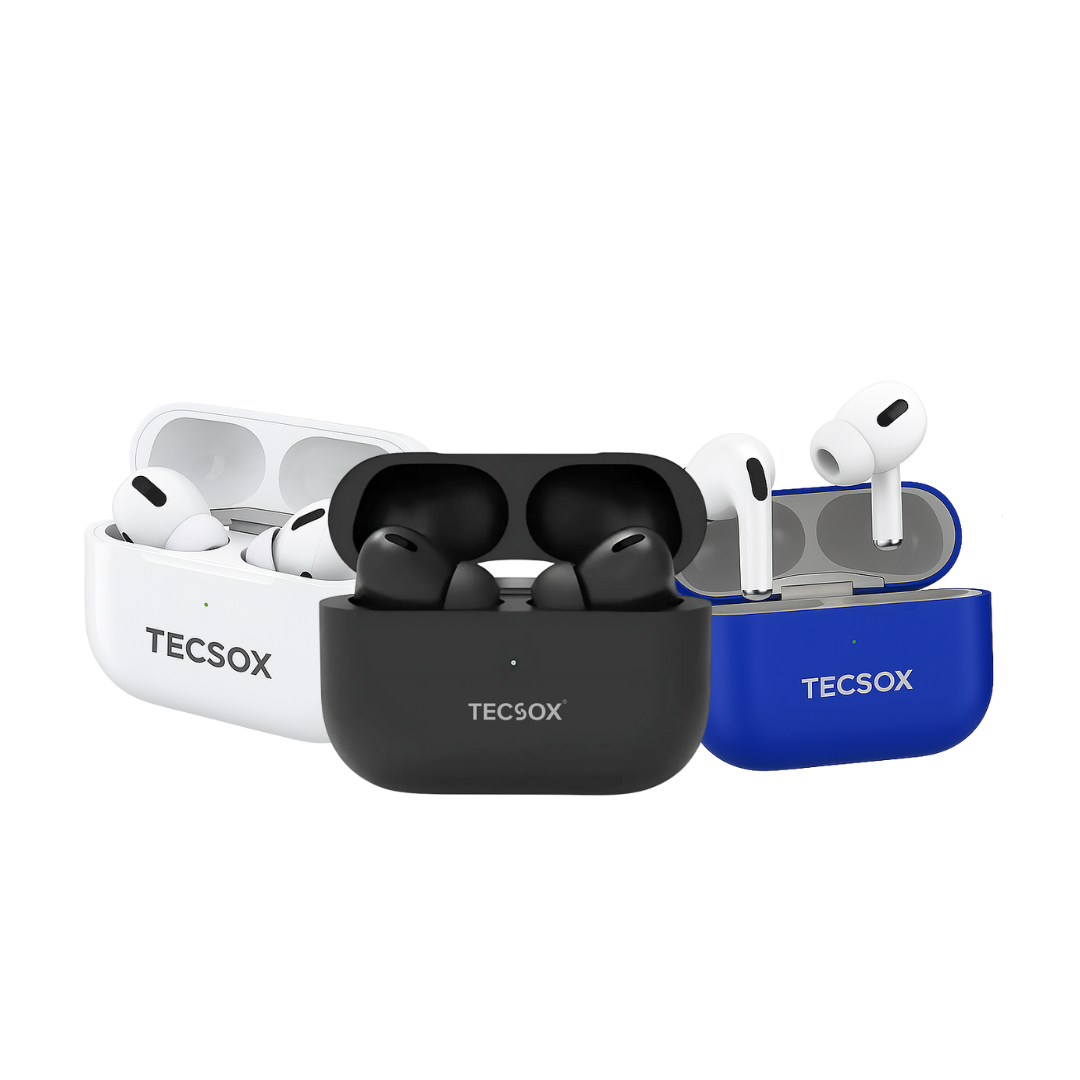 TecPod Pro Earbuds 30Hr Playtime | 5.3 V Bluetooth Earbuds | Deep Bass | Water Resistant