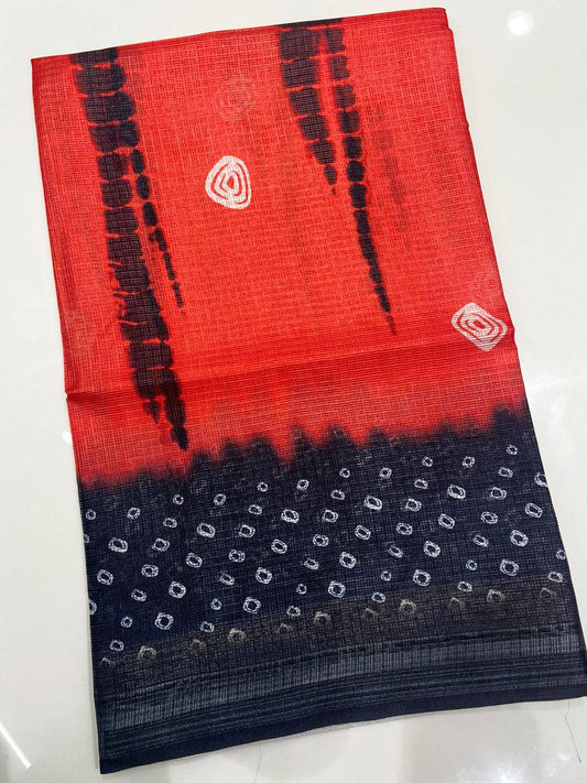Exquisite Bandhani Tie-Dye Saree by My Store