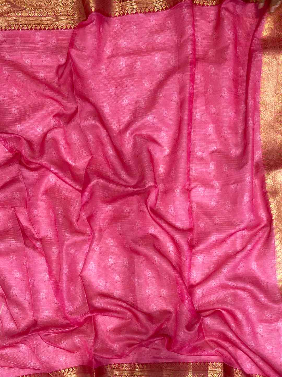 Light Purple Colour Digital Floral Print Kota Silk Saree by My Store