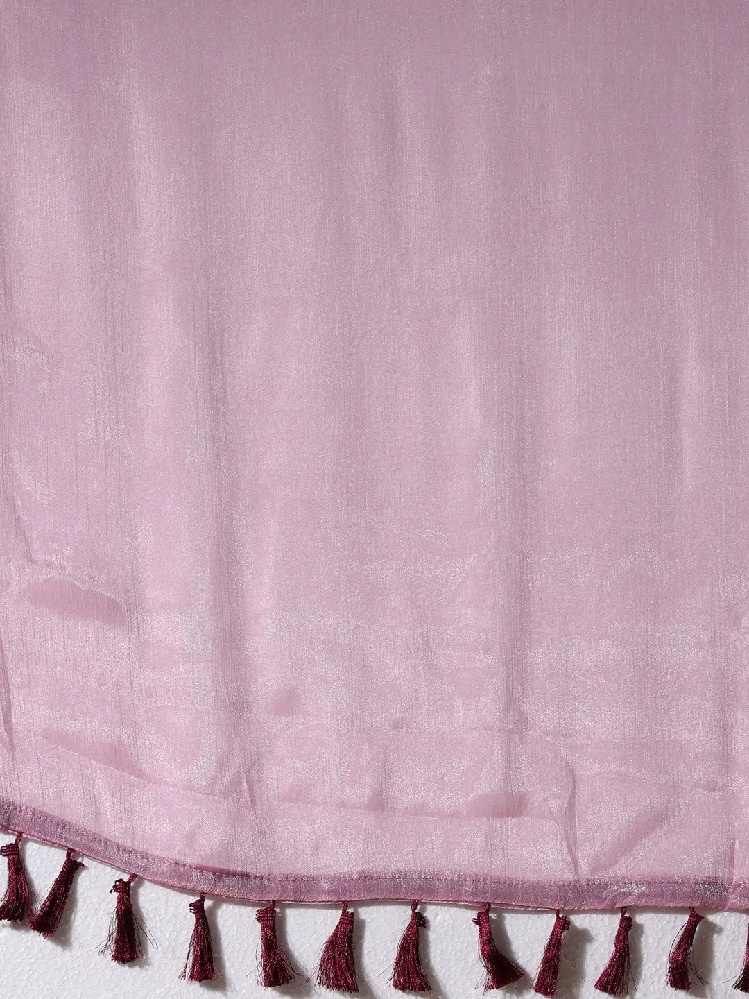 Lavender Colour Chiffon Dual Tone Party Wear Design Saree by My Store