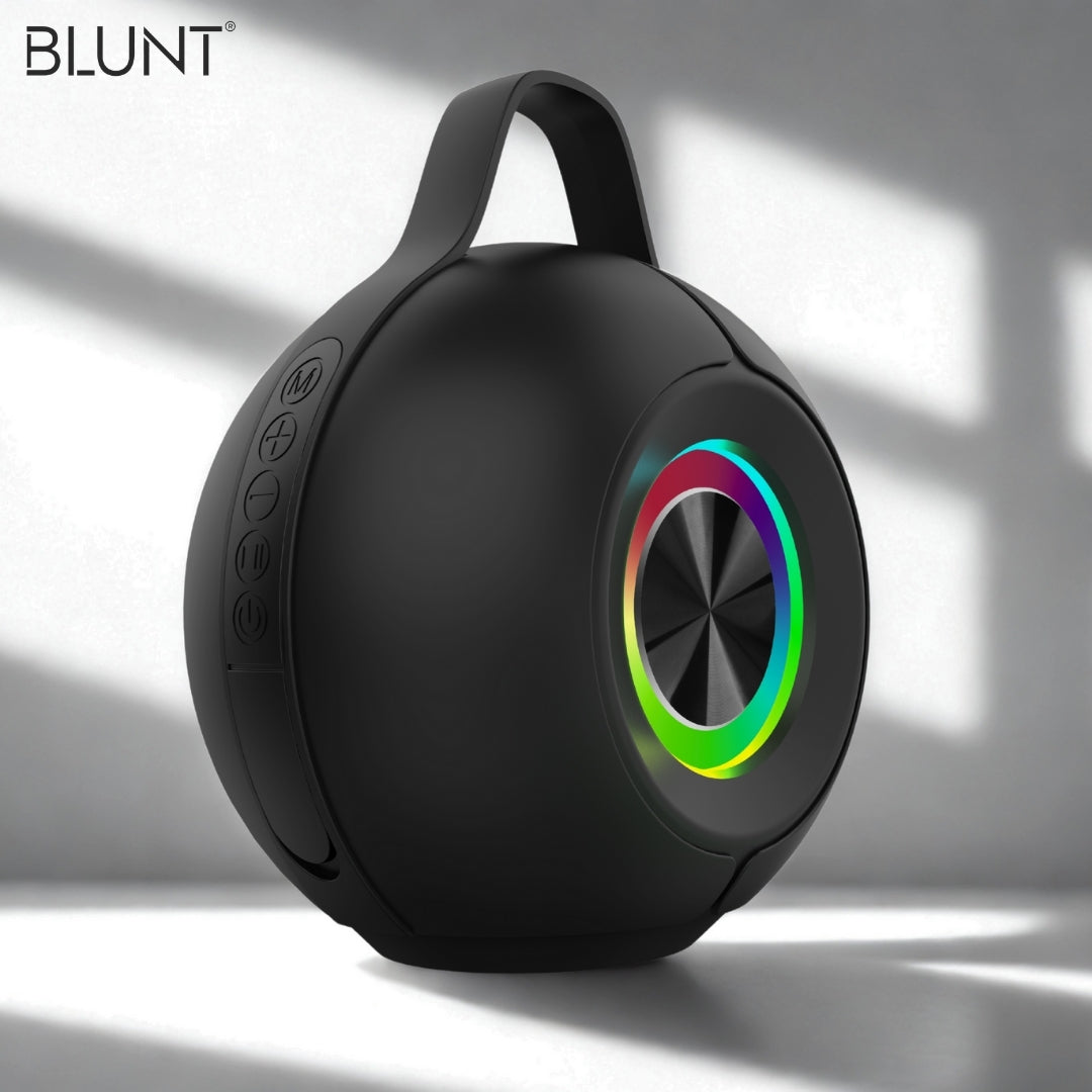 BLUNT SOUNDWAVE B5 – 15W RGB Bluetooth Speaker with 12H Playtime, TWS, FM & More
