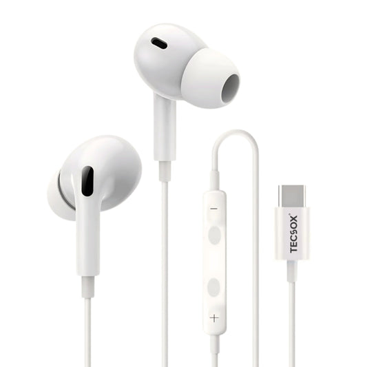 TecSox  Prime Type C Earphones Online | Supports All Device
