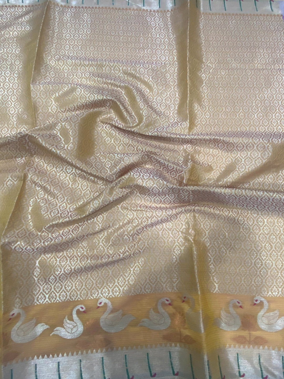 Lavender Kota Kora Meenakari Saree by My Store