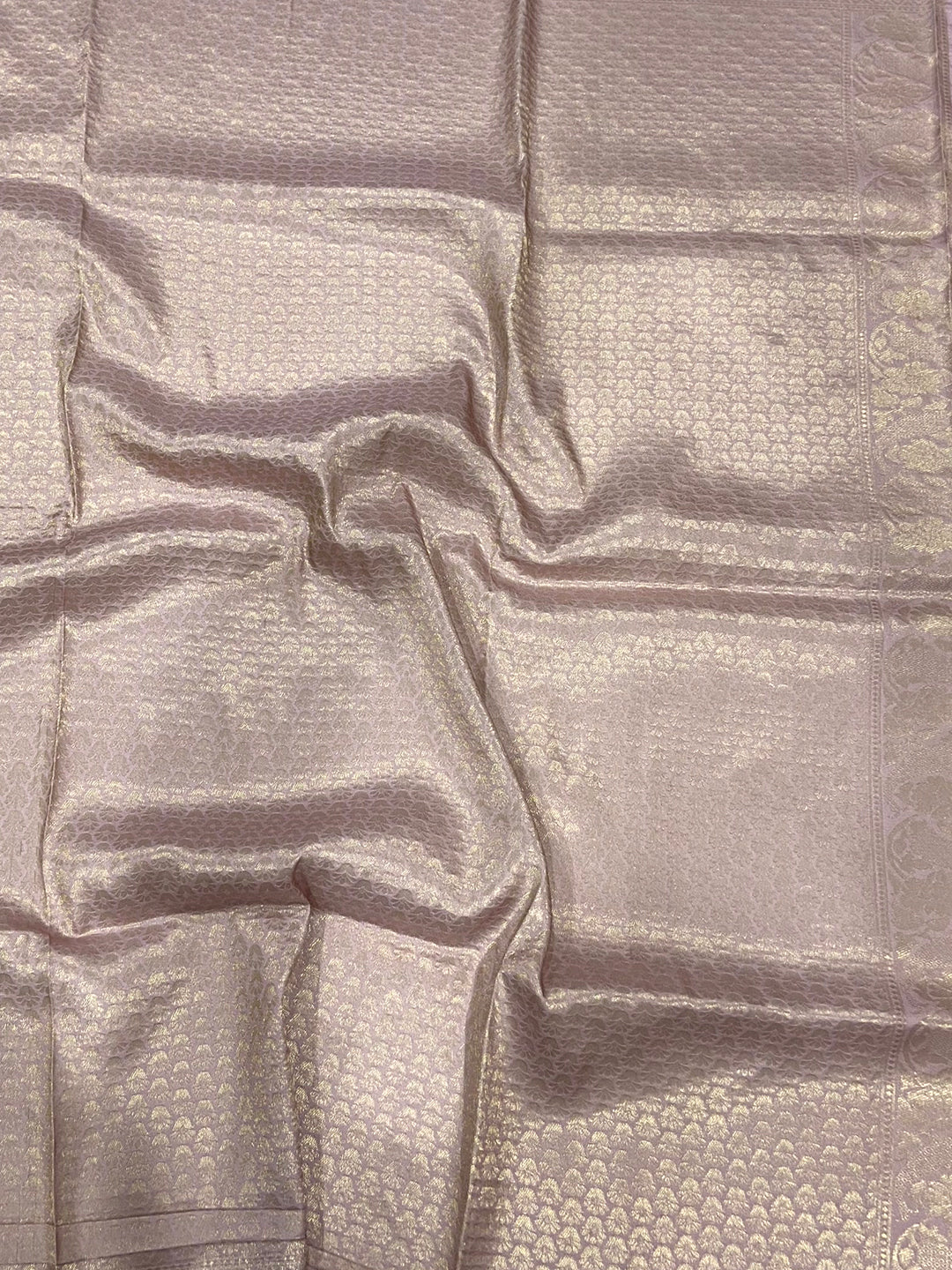 Lavender Kanjivaram Digital Silk Saree by My Store