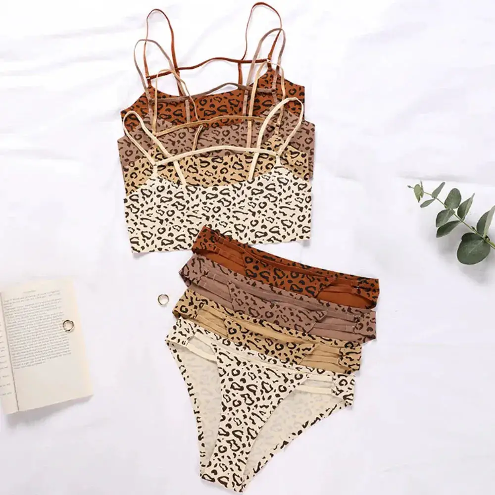 Women's Lightly Padded Wire Free Bra Panty Lingerie Set for Girl's Combo (Pack of 4) - My Store