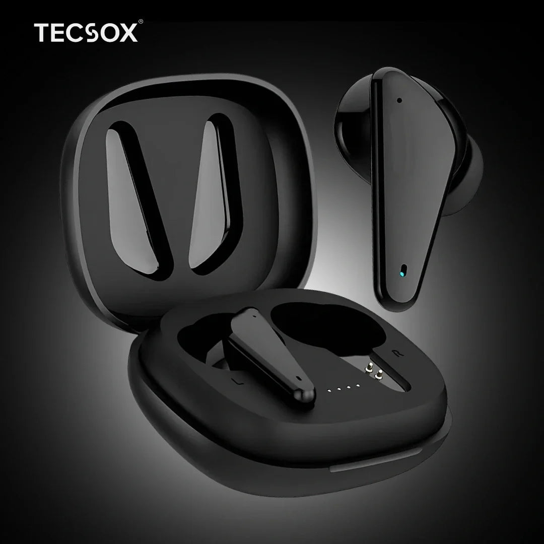 TecSox Pulse Bluetooth Earbuds | Deep Bass