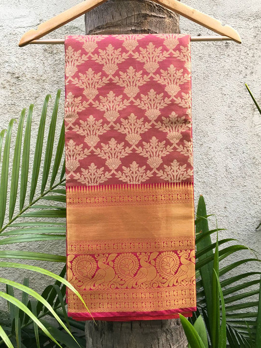 Exclusive Gold Tissue Kanjivaram Soft Silk Saree by My Store