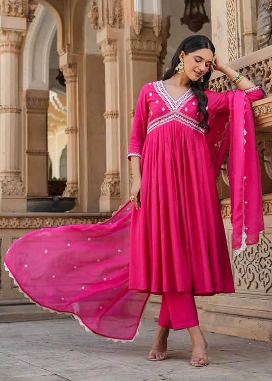 Beatifull Kurta With Bottom And Sharara