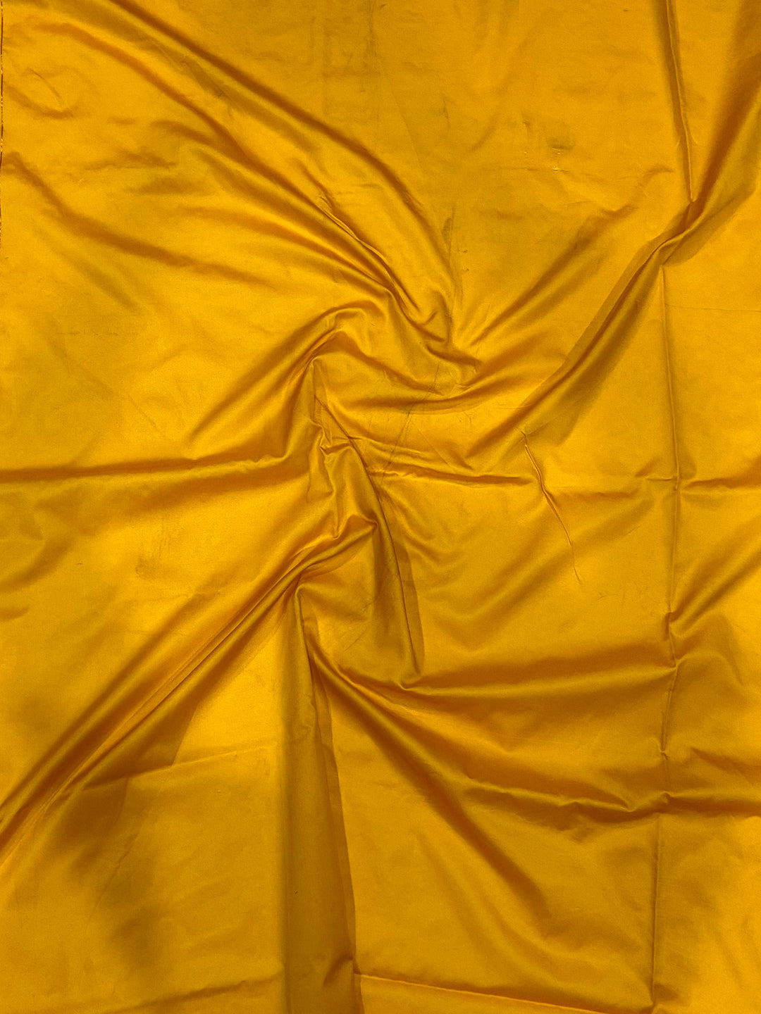 Mustard Yellow Yeola Paithani Soft Silk Saree by My Store