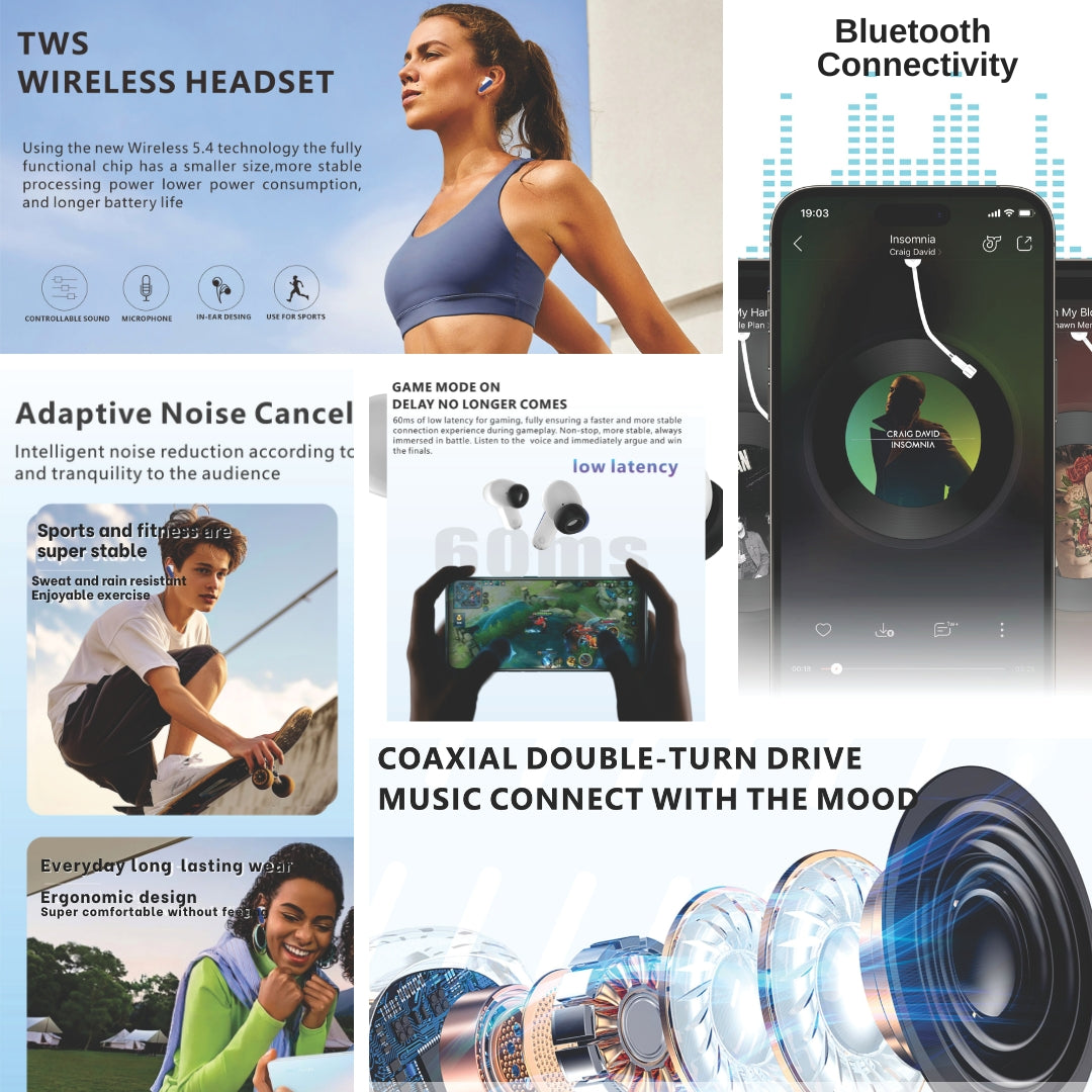 Buy TecSox Cyber X Wireless Earbud With Comfortable Fit