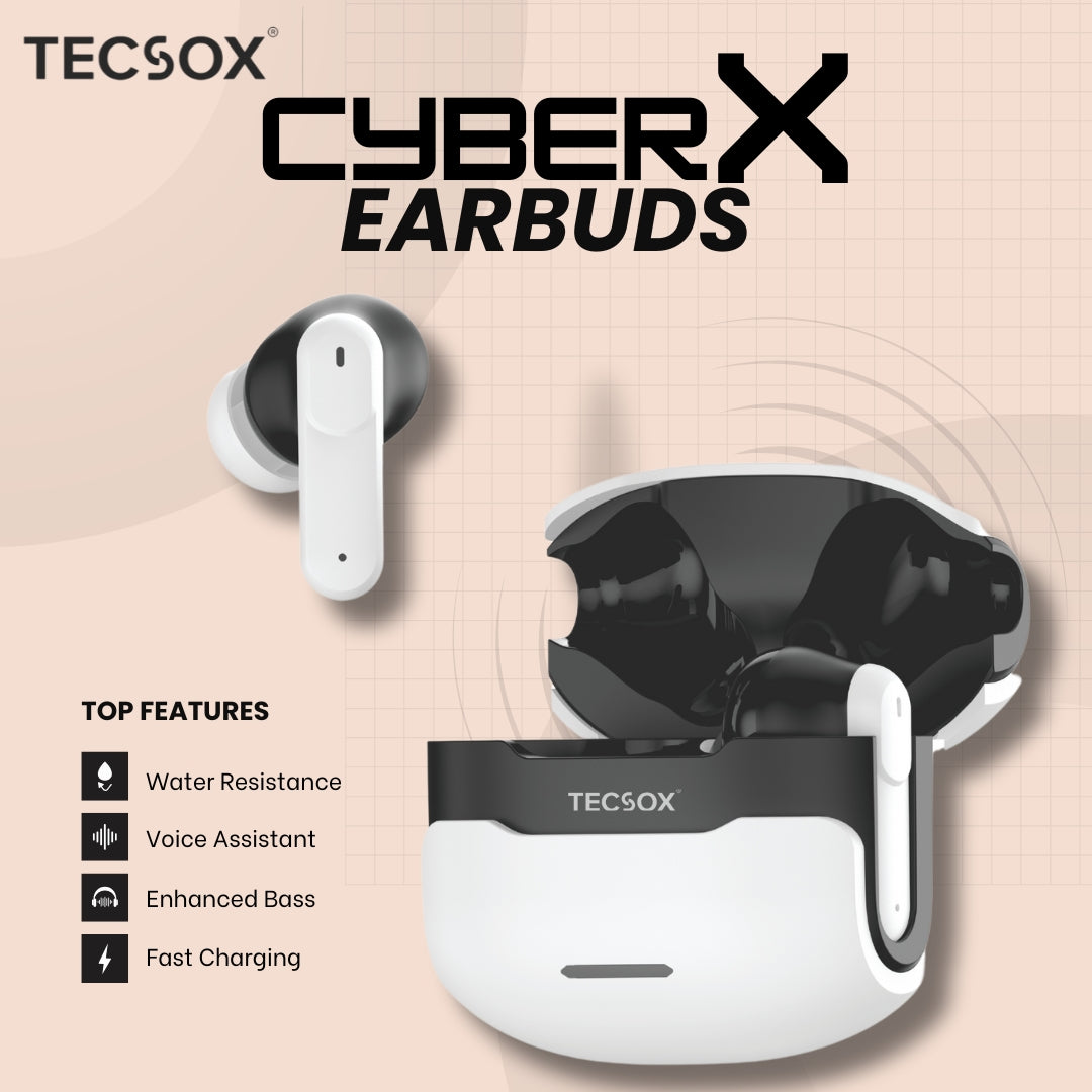 Buy TecSox Cyber X Wireless Earbud With Comfortable Fit