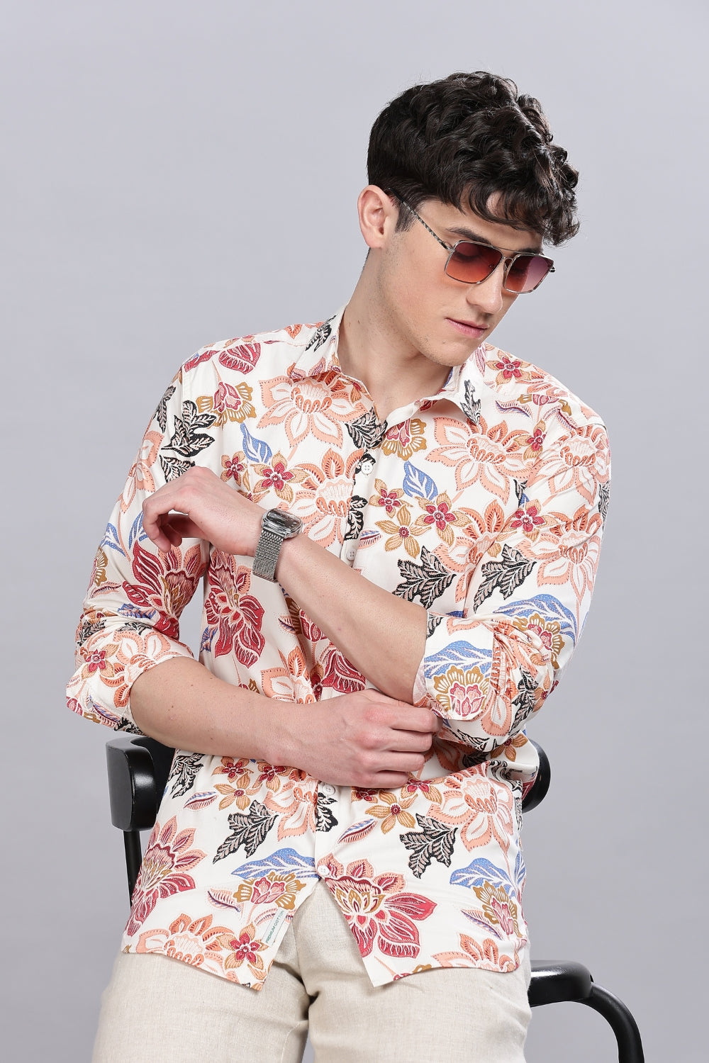 Oki Floral Printed Shirt